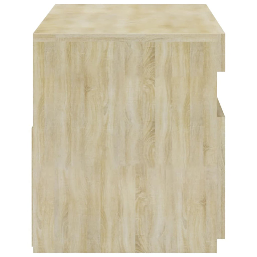 Tv-Meubel Met Led-Verlichting Kleurig 1 75 x 35 x 40 cm Sonoma eiken