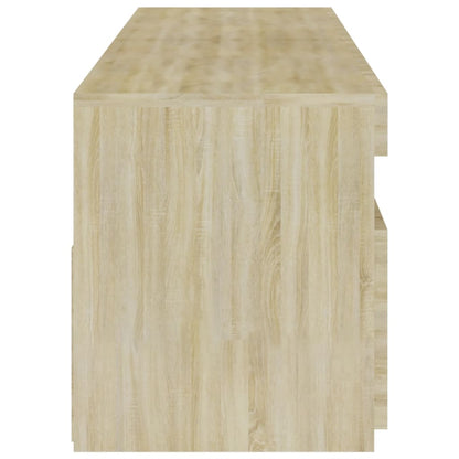 Tv-Meubelen Met Led-Verlichting 2 75 x 35 x 40 cm Sonoma eiken