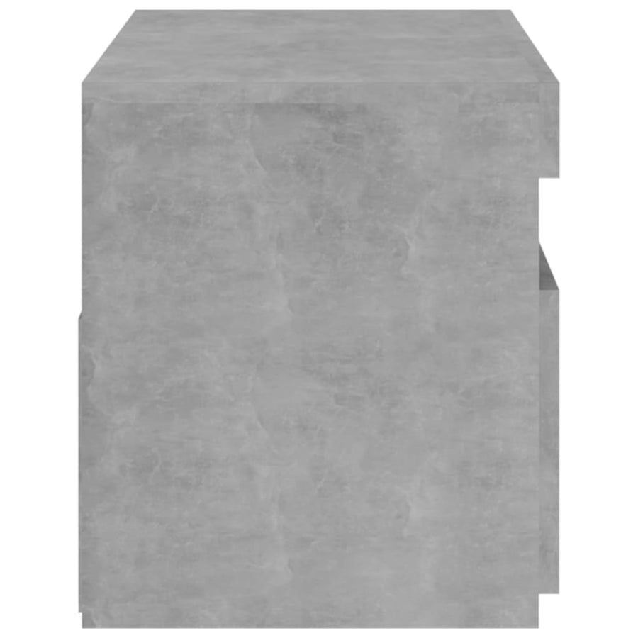 Tv-Meubel Met Led-Verlichting 1 75 x 35 x 40 cm Betongrijs