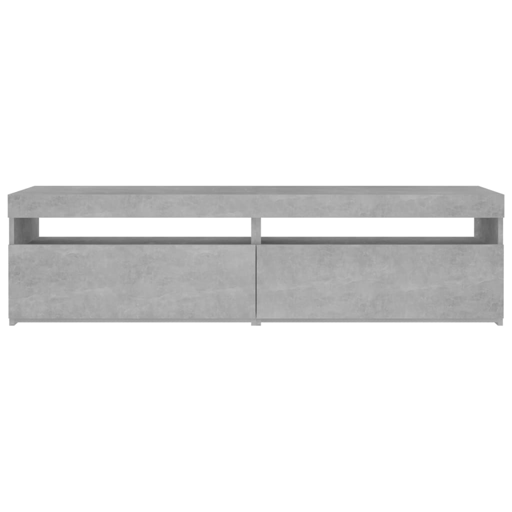 Tv-Meubelen Met Led-Verlichting 2 75 x 35 x 40 cm Betongrijs
