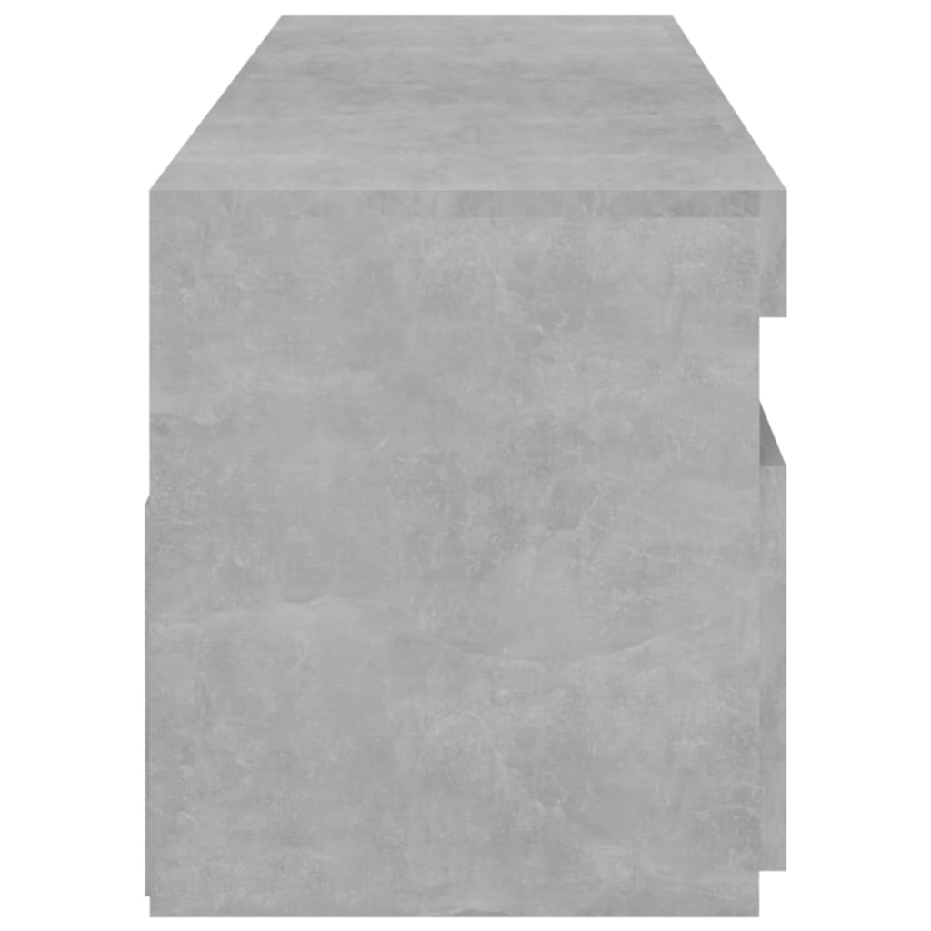 Tv-Meubelen Met Led-Verlichting 2 75 x 35 x 40 cm Betongrijs