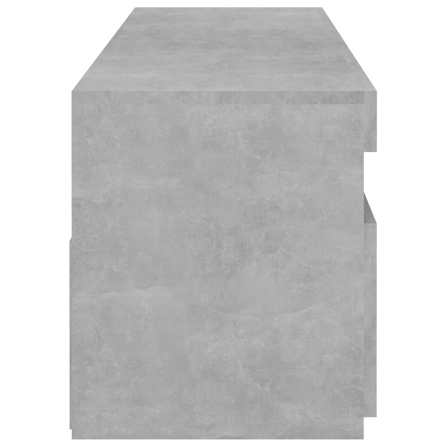 Tv-Meubelen Met Led-Verlichting 2 75 x 35 x 40 cm Betongrijs