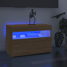 Tv-Meubel Met Led-Verlichting Kleurig 1 60 x 35 x 40 cm Sonoma eiken