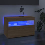 Tv-meubel 60x35x40 cm sonoma eiken LED