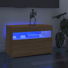 Tv-Meubelen Led-Verlichting Kleur 2 60 x 35 x 40 cm Sonoma eiken