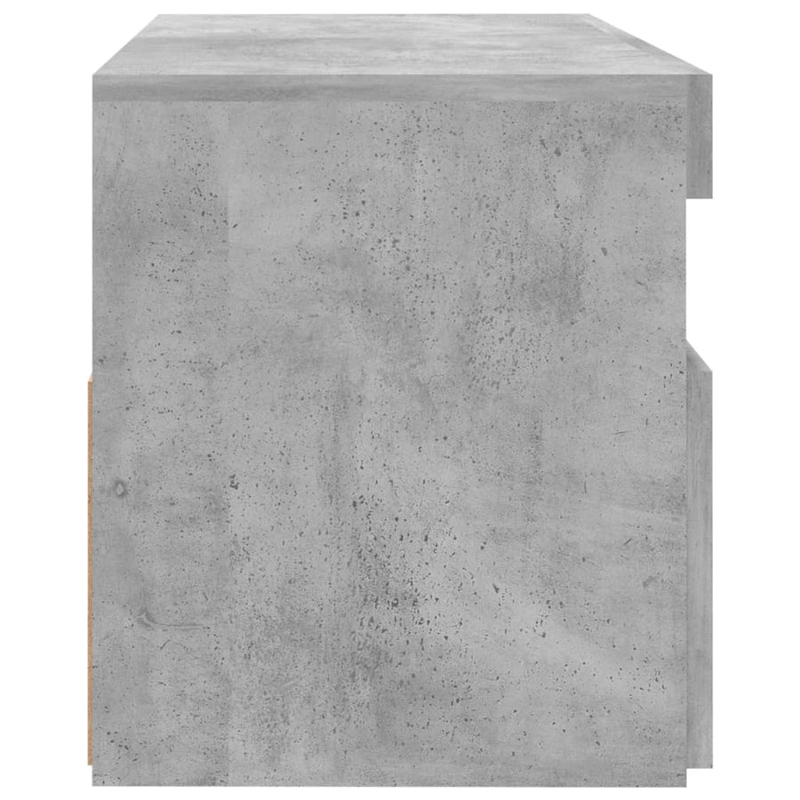 Tv-Meubel Met Led-Verlichting 1 60 x 35 x 40 cm Betongrijs