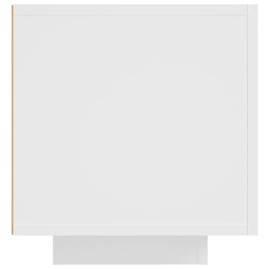 Tv-Meubel Met Led-Verlichting 60X35X40 Cm Wit