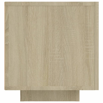 Tv-Meubel Met Led-Verlichting 60X35X40 Cm Kleurig Sonoma eiken