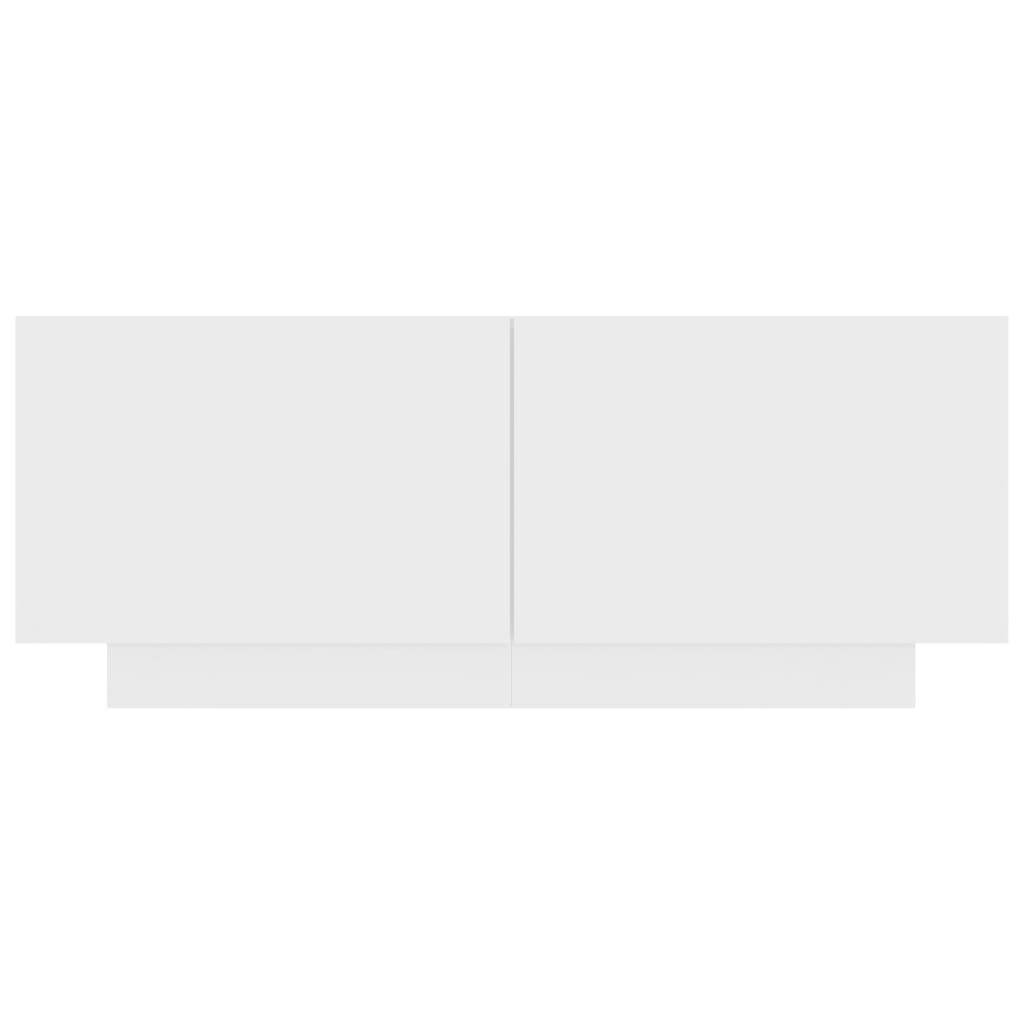 Tv-Meubel 00X35X40 Cm Bewerkt Hout Wit