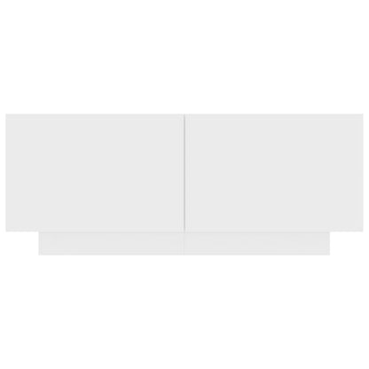 Tv-Meubel 00X35X40 Cm Bewerkt Hout Wit