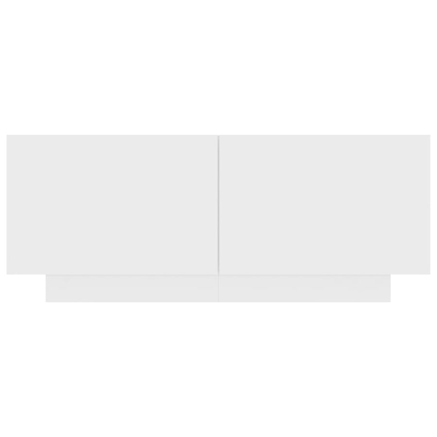 Tv-Meubel 00X35X40 Cm Bewerkt Hout Wit