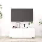 TV Cabinet 100x35x40 cm Engineered Wood White