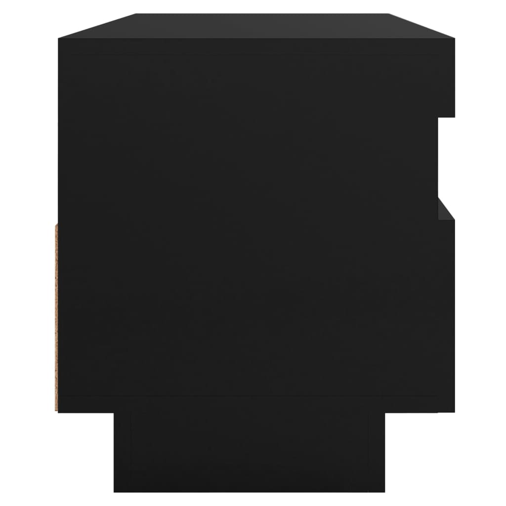 Tv-Meubel Met Led-Verlichting 100 x 35 x 40 cm Zwart