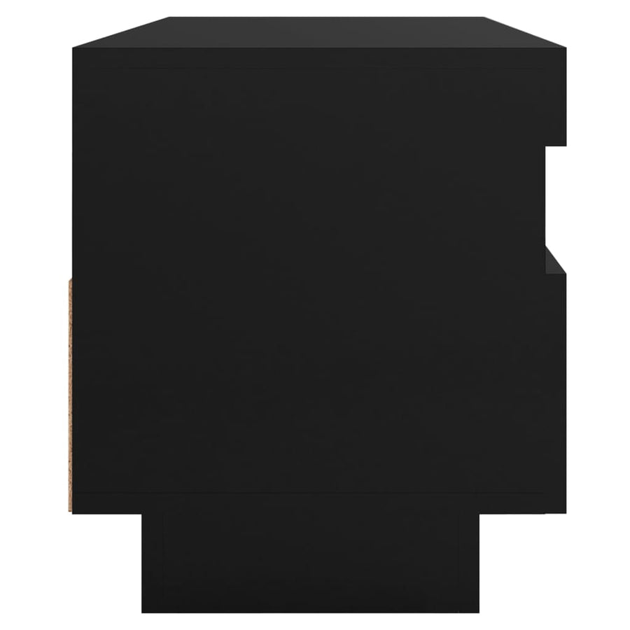 Tv-Meubel Met Led-Verlichting 100 x 35 x 40 cm Zwart