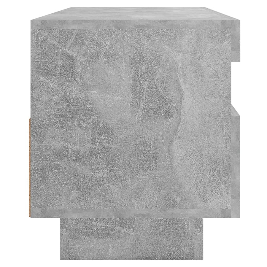 Tv-Meubel Met Led-Verlichting 100 x 35 x 40 cm Betongrijs