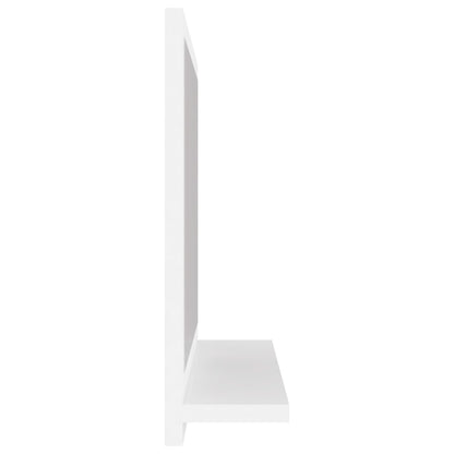 Badkamerspiegel 40X0,5X37 Cm Bewerkt Hout Wit 40 cm