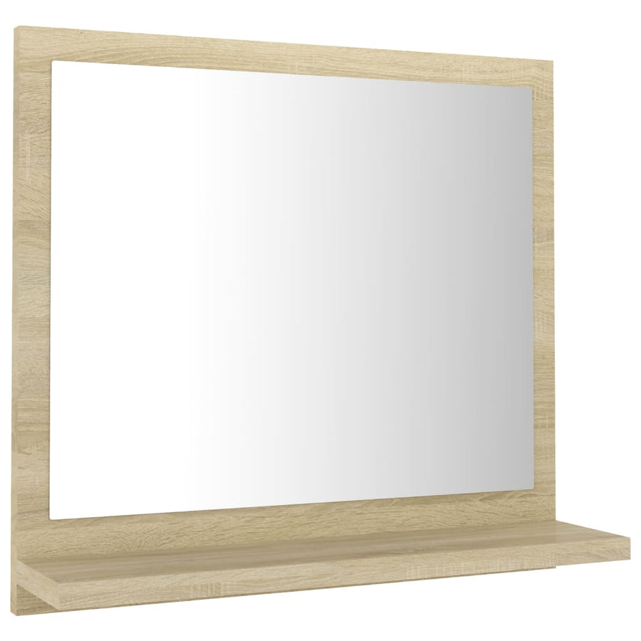 Badkamerspiegel 40X0,5X37 Cm Spaanplaat Kleurig Sonoma eiken 40 cm