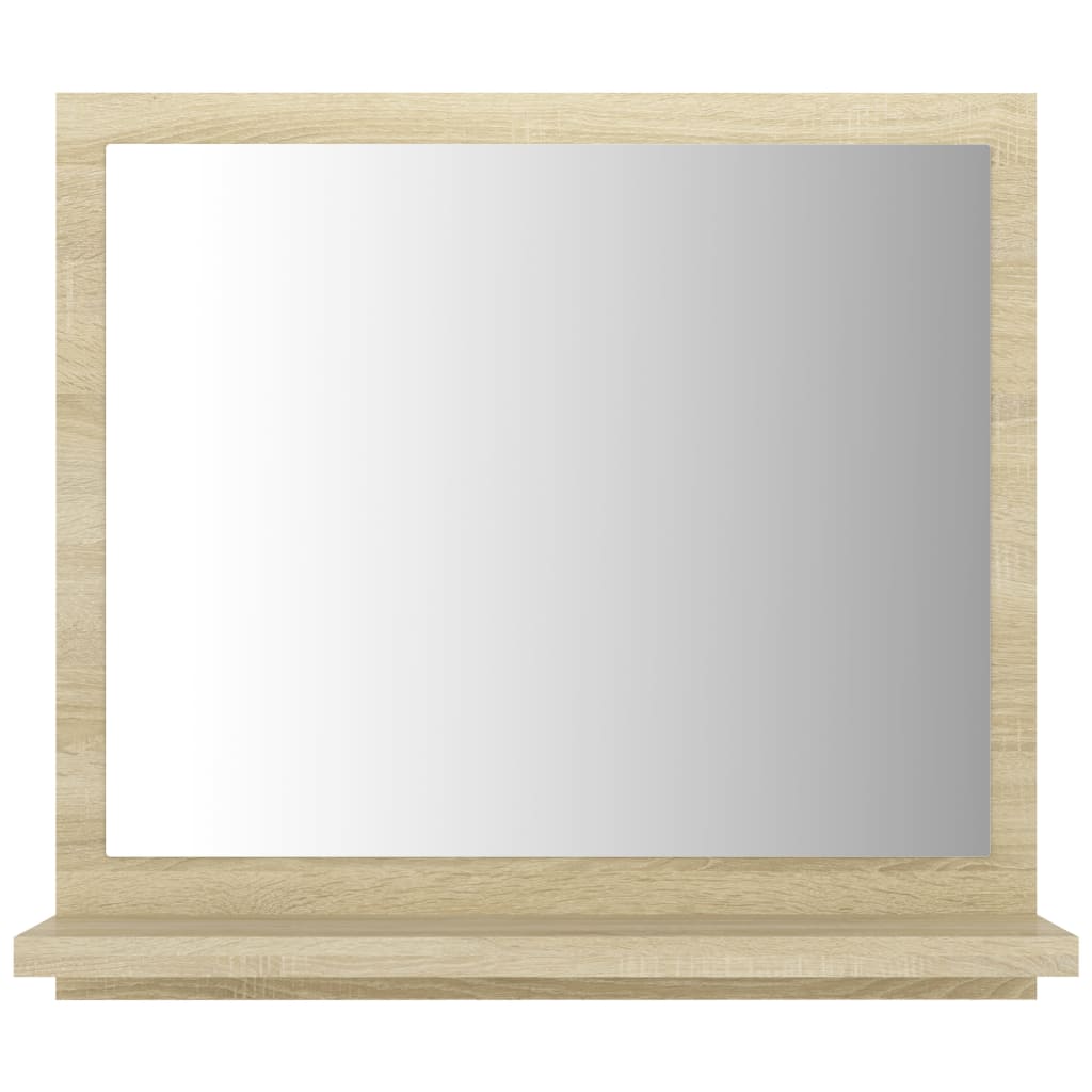 Badkamerspiegel 40X0,5X37 Cm Spaanplaat Kleurig Sonoma eiken 40 cm
