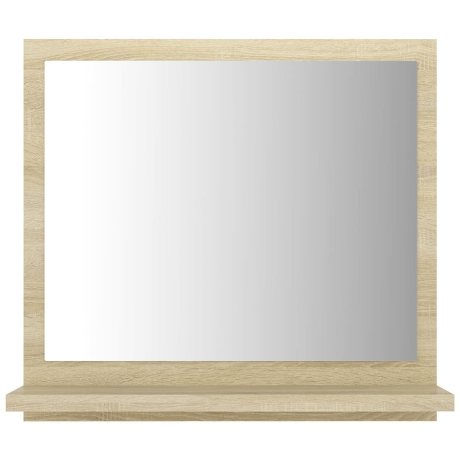 Badkamerspiegel 40X0,5X37 Cm Spaanplaat Kleurig Sonoma eiken 40 cm