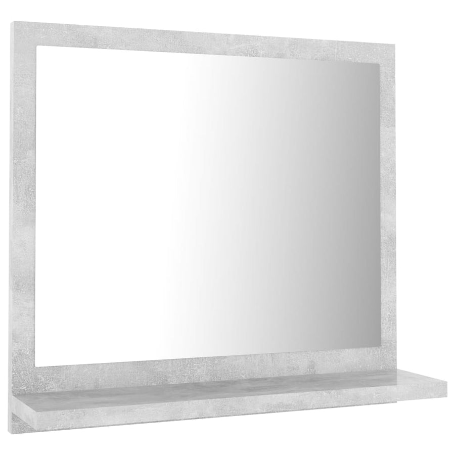 Badkamerspiegel 40X0,5X37 Cm Spaanplaat Betongrijs 40 cm