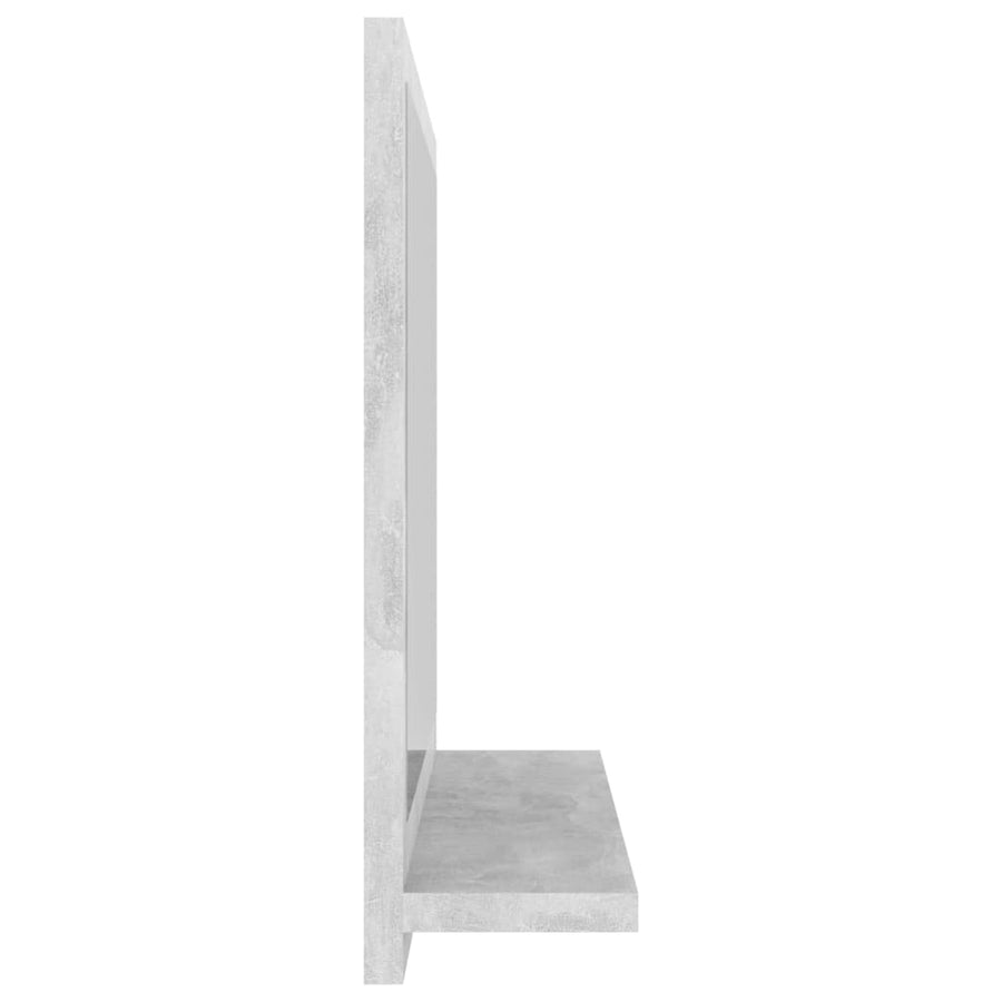 Badkamerspiegel 40X0,5X37 Cm Spaanplaat Betongrijs 40 cm