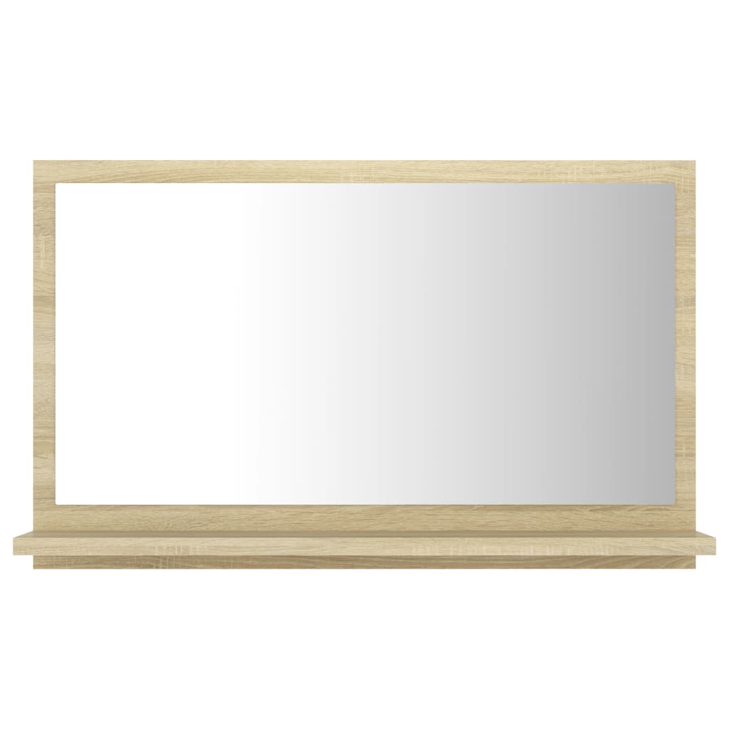 Badkamerspiegel 60X0,5X37 Cm Spaanplaat Kleurig Sonoma eiken 60 cm