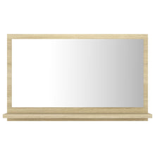 Badkamerspiegel 60X0,5X37 Cm Spaanplaat Kleurig Sonoma eiken 60 cm