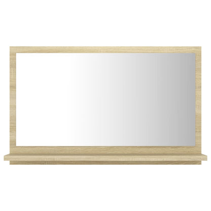 Badkamerspiegel 60X0,5X37 Cm Spaanplaat Kleurig Sonoma eiken 60 cm