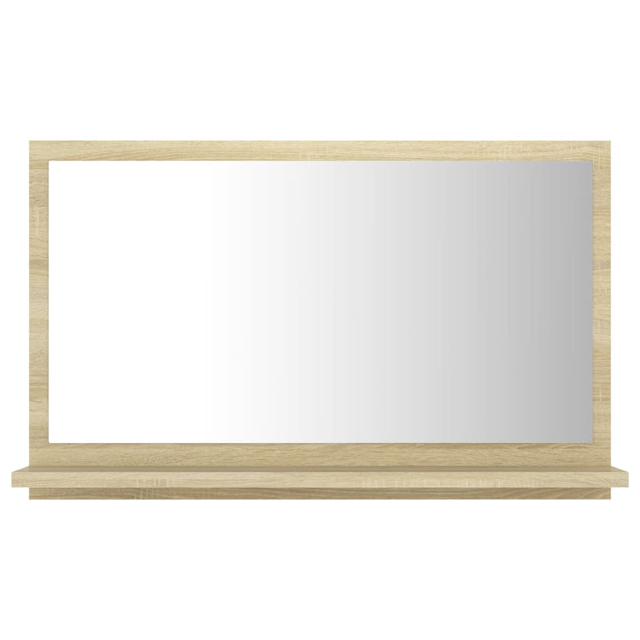 Badkamerspiegel 60X0,5X37 Cm Spaanplaat Kleurig Sonoma eiken 60 cm