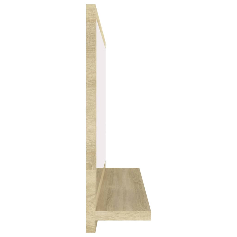 Badkamerspiegel 60X0,5X37 Cm Spaanplaat Kleurig Sonoma eiken 60 cm