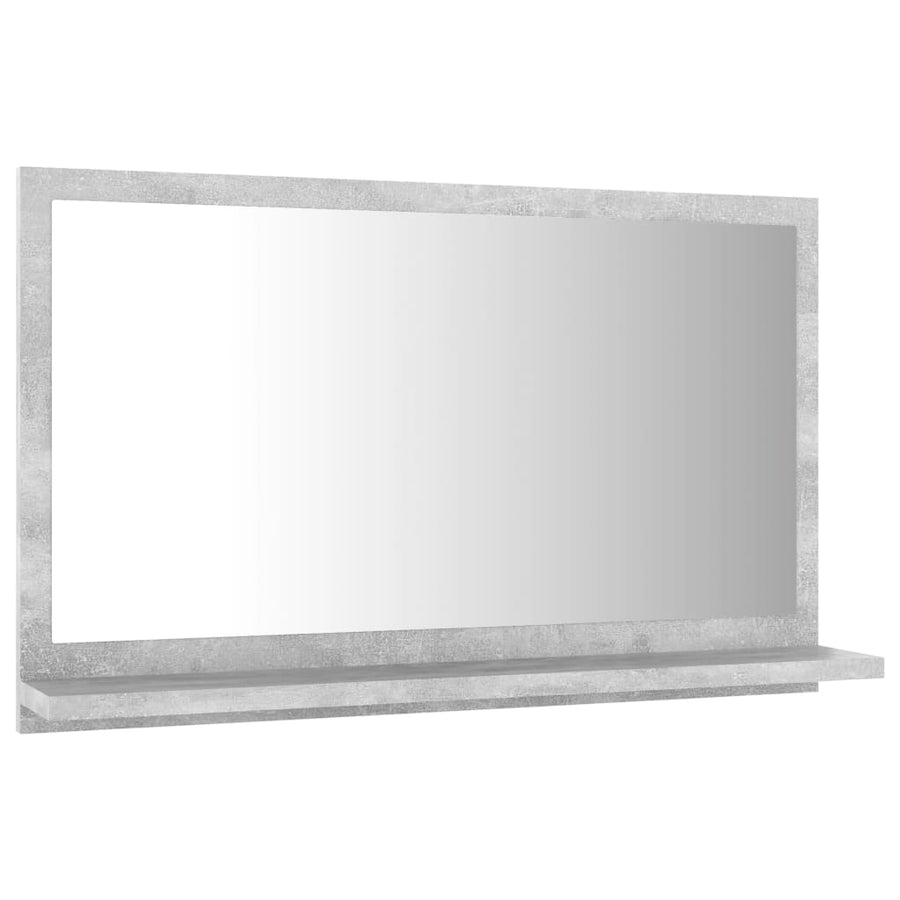 Badkamerspiegel 60X0,5X37 Cm Spaanplaat Betongrijs 60 cm