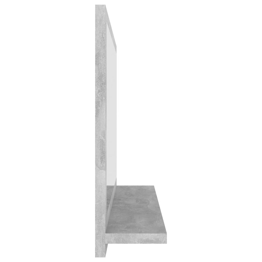 Badkamerspiegel 60X0,5X37 Cm Spaanplaat Betongrijs 60 cm