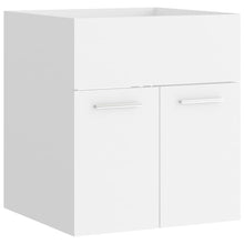 Wastafelkast 4X38,5X46 Cm Bewerkt Hout 41 x 38.5 x 46 cm Wit