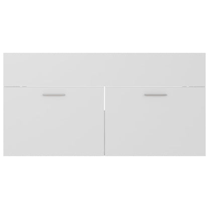 Wastafelkast 90X38,5X46 Cm Spaanplaat 90 x 38.5 x 46 cm Wit