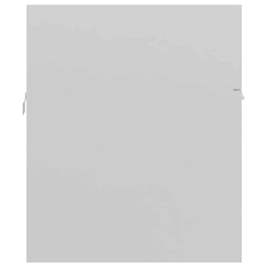 Wastafelkast 90X38,5X46 Cm Spaanplaat 90 x 38.5 x 46 cm Hoogglans wit