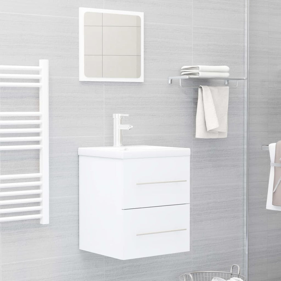 Wastafelkast 4X38,5X48 Cm Spaanplaat 41 x 38.5 x 48 cm Wit