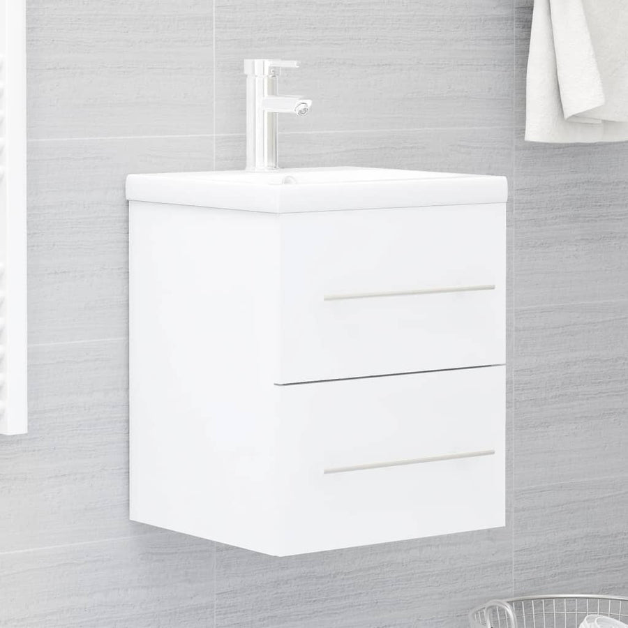 Wastafelkast 4X38,5X48 Cm Spaanplaat 41 x 38.5 x 48 cm Wit