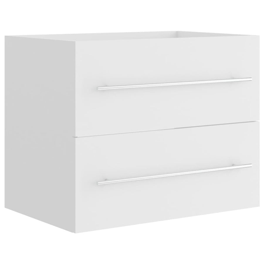 Wastafelkast 60X38,5X48 Cm Spaanplaat 60 x 38.5 x 48 cm Wit