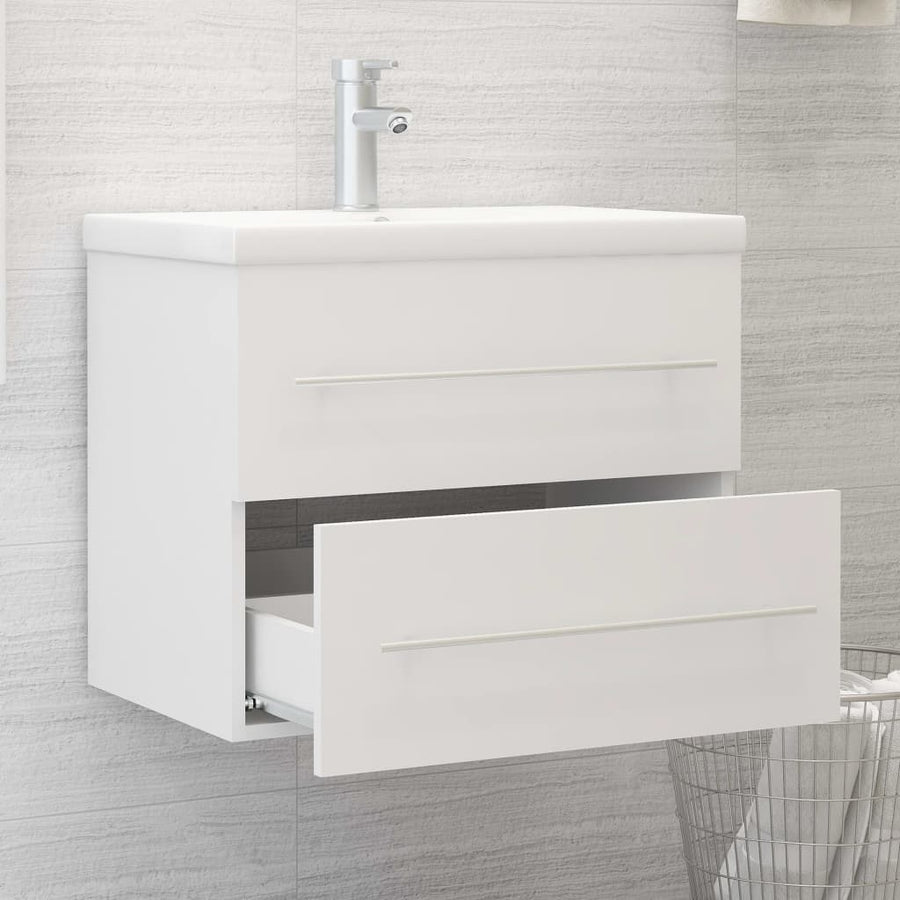 Wastafelkast 60X38,5X48 Cm Spaanplaat 60 x 38.5 x 48 cm Wit