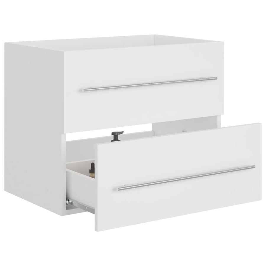 Wastafelkast 60X38,5X48 Cm Spaanplaat 60 x 38.5 x 48 cm Wit
