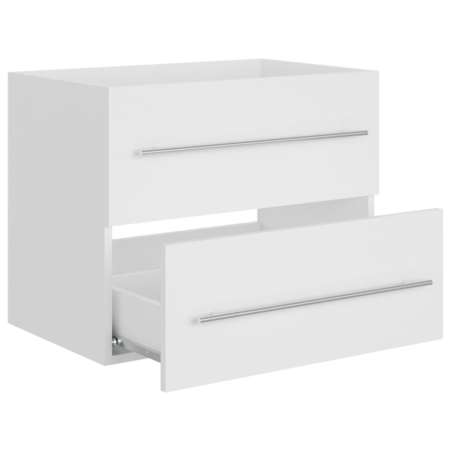Wastafelkast 60X38,5X48 Cm Spaanplaat 60 x 38.5 x 48 cm Wit