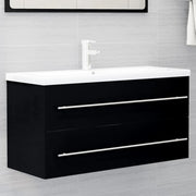 804719 Vanity unit 100x38.5x48 cm engineered wood black