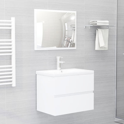Wastafelkast 60X38,5X45 Cm Spaanplaat 60 x 38.5 x 45 cm Wit