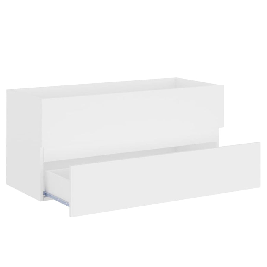 Wastafelkast 00X38,5X45 Cm Spaanplaat 100 x 38.5 x 45 cm Wit