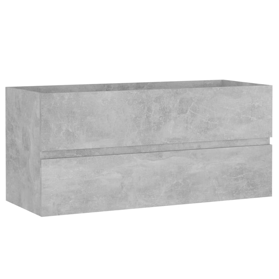 Wastafelkast 00X38,5X45 Cm Spaanplaat 100 x 38.5 x 45 cm Betongrijs