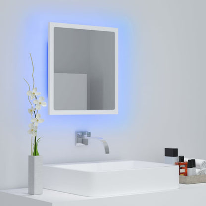 Badkamerspiegel Led 40X8,5X37 Cm Acryl Wit