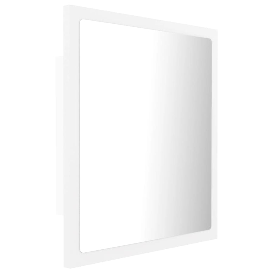 Badkamerspiegel Led 40X8,5X37 Cm Acryl Wit