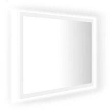 Badkamerspiegel Led 60X8,5X37 Cm Acryl Wit
