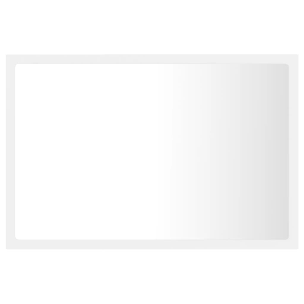 Badkamerspiegel Led 60X8,5X37 Cm Acryl Wit
