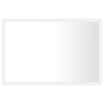 Badkamerspiegel Led 60X8,5X37 Cm Acryl Wit